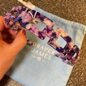 NWT Chain Link Headband Draper James with Dust Bag.